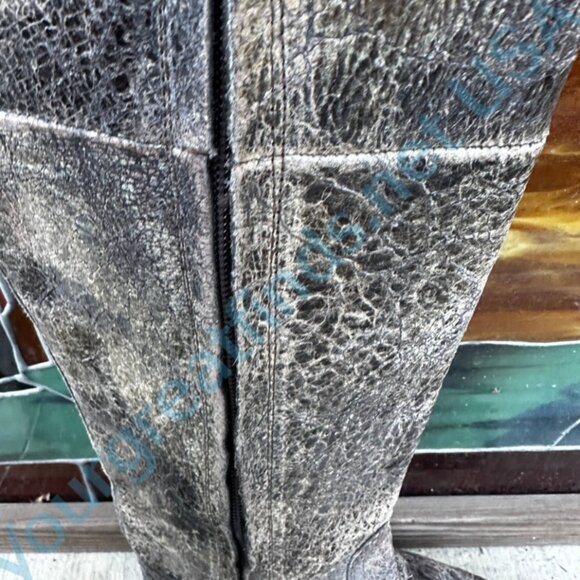 Steven Madden Reins Distressed Leather “Riding” Boots Size 7 - Picture 9 of 11